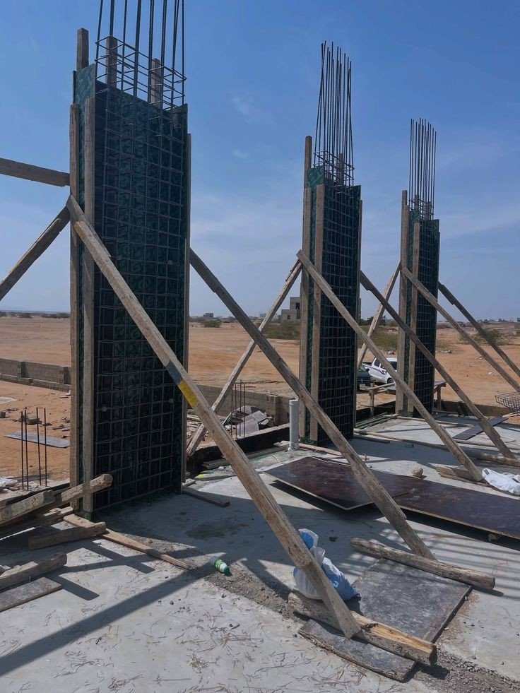 بناء عظم مع المواد