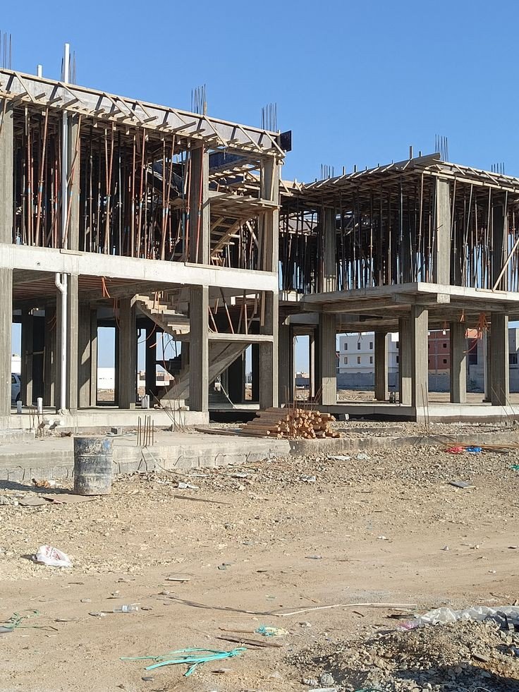بناء عظم مع المواد
